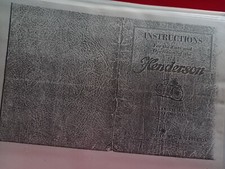 Henderson motorcycle manual - ,