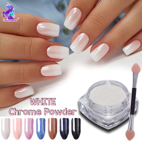 White chrome powder matte - white,