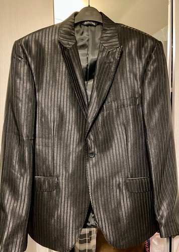 Mens black italian - black, suit