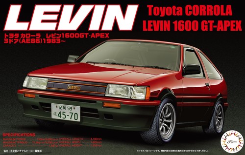 Scale fujimi toyota ae86 - 1:24,