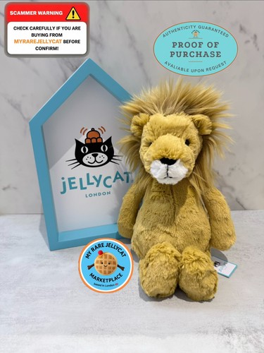 Rare jellycat bashful lion - jellycat,