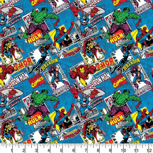 Marvel comic burst blue 100 - burst, 100%