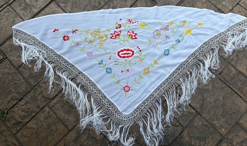 Scarf shawl mantoncillo - shawl,