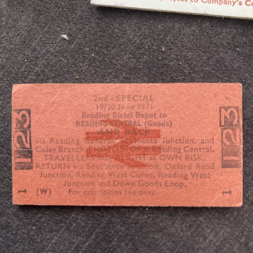 Railway ticket - ticket.,