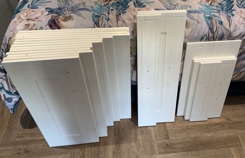 White shaker style wood - style,