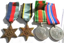 GENUINE AIR CREW EUROPE STAR GROUP TO UNATTRIBUTED RAF PILOT FIGHTER BOMBER ACE