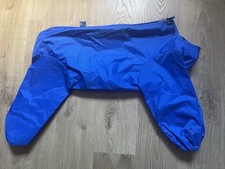 Waterproof Dog Coat With Legs Size 20” Royal Blue