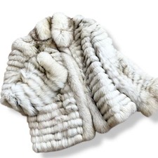 Vintage Silver Fox Real Fur