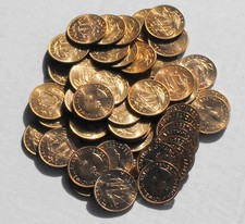 24x Queen Elizabeth II Uncirculated Mint 1965 for Shove HALFPENNY etc POST FREE!