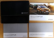 RENAULT CAPTUR OWNERS MANUAL HANDBOOK WALLET SERVICE SHEETS 2017-2020 PACK