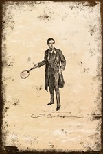 Vintage Tennis Illustration