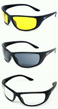 Unbreakable Motorcycle Sunglasses Military Ballistic Grade Biker Glasses & Pouch