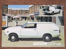1977 DATSUN SUNNY 120Y VAN Sales Leaflet Brochure (B210)