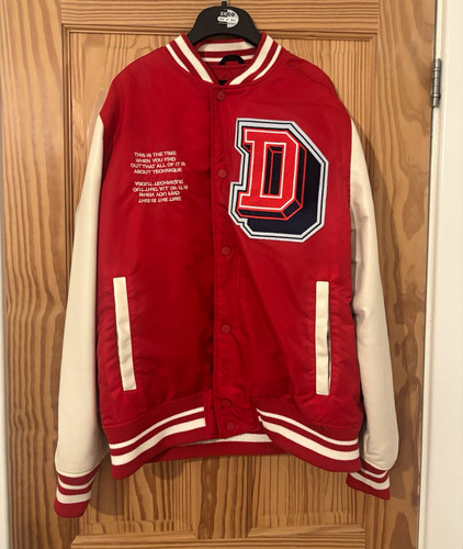 Zara red beige varsity - &,