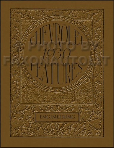 1930 chevrolet engineering - 1930,