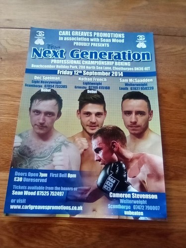 Boxing handbill - boxing,