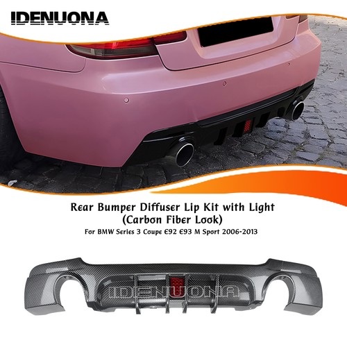 Carbon look rear bumper - carbon,