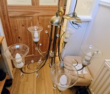 Beautiful Antique Chandelier With Crystals