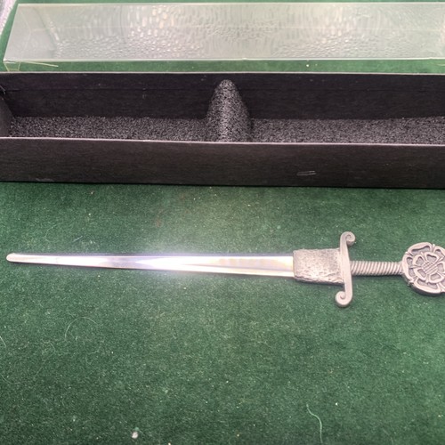 Tudor sword letter opener with - sword,