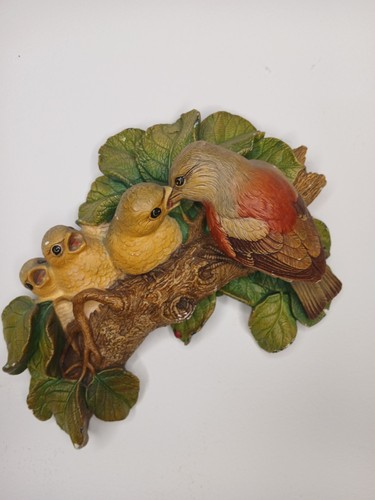 Chaffinches bossons chalkware - chaffinches,