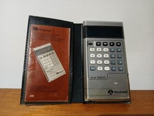 Rockwell the 22K Electronic Calculator with wallet and manual
