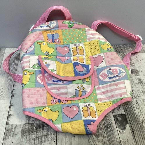 Vintage baby born doll carrier - born,