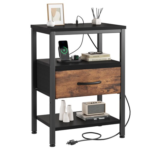 Bedside table charging station - bedside,