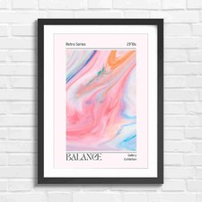 Pastel Marble Art Retro 70s