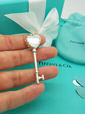Tiffany & Co. Very Rare Sterling Silver Heart Key Italy Locket Pendant