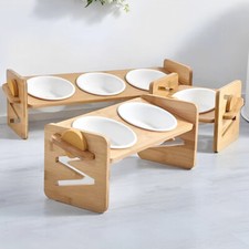 Bamboo Elevated Stand Pet