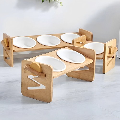 Bamboo elevated stand - elevated, pet