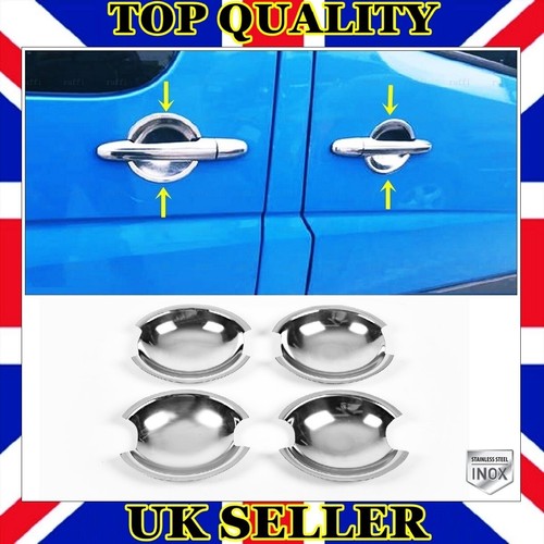 Chrome door handle - cup, bowl