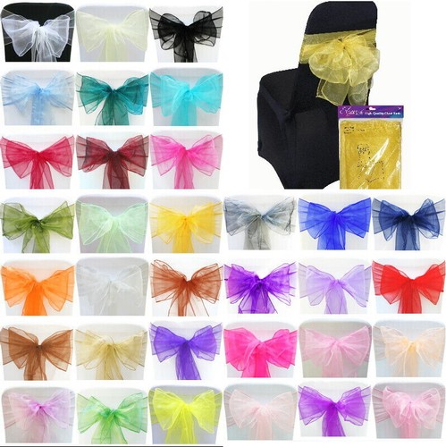 100 organza sashes - 10,