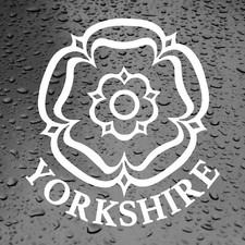 Yorkshire Rose Text Car
