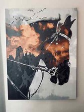 Abstract Horse Painting