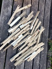 Vintage antique cellulloid white piano keys x 34