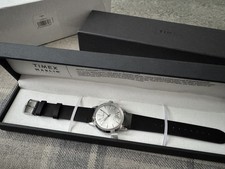 Timex Marlin x Peanuts Snoopy Woodstock Bike 40mm Leather Strap Watch