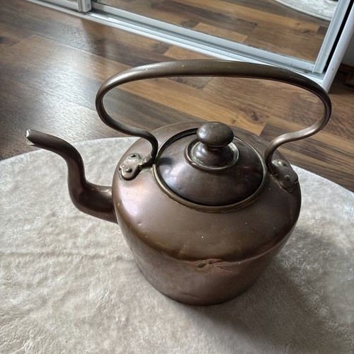 Antique copper kettle - copper,