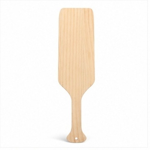 Solid wood beige paddle - solid,