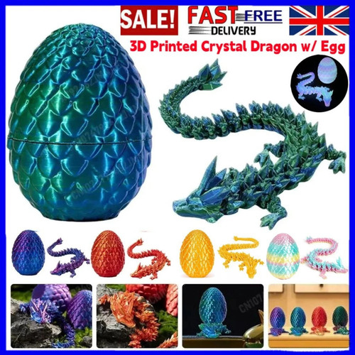 Printed dragons surprise - 3d,