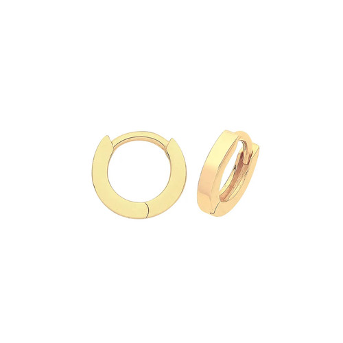 Hinged earrings 9ct yellow - hinged,