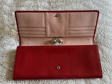 Ted Baker Red Patent Clutch