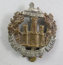Military Cap Badge  The Essex Regiment British Army Infantry a/f