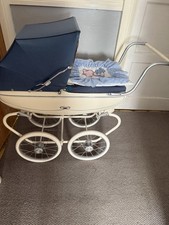 Vintage Pedigree Coach Built Dolls Pram, View All Photos And Read Description!