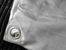 CURTAINS EYELET GREY  Curtains