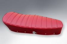 LAMBRETTA RIBBED DUAL SEAT IN RED GUILARI STYLE FREE DELIVERY
