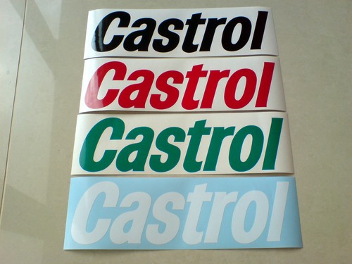 Castrol individual letters - castrol,