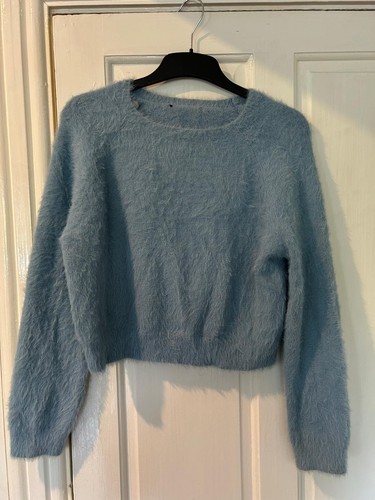 New look blue - fluffy, jumper