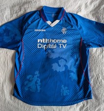 Vintage Glasgow Rangers F.C. home shirt from the 2002-03 (Large)
