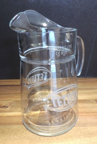 Tetley pint glass - jug, beer